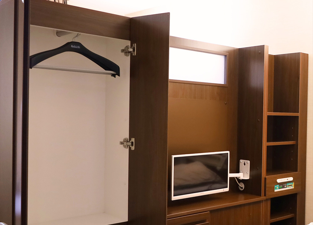 豊富な収納スペース